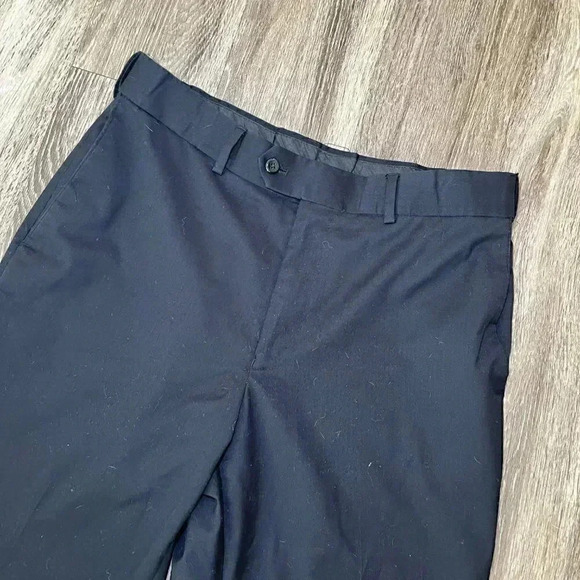 Mens Stafford Black Dress Pants - 34x32 - Picture 2 of 7